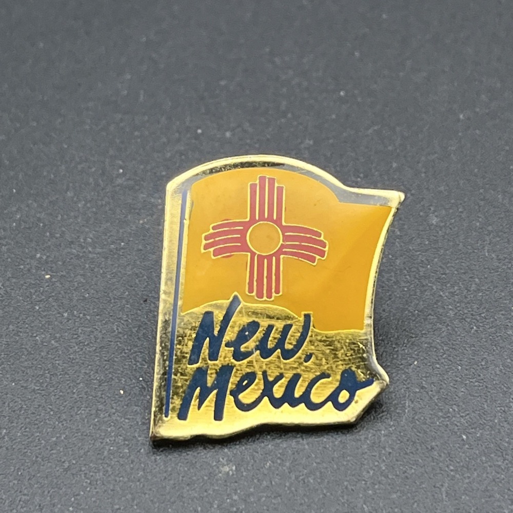 New Mexico State Flag United States Of America Lapel Hat Pin